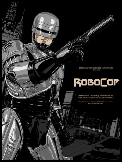 Robocop (1987), Paul Verhoeven. Póster Alternativo de Vincent Rhafael Aseo