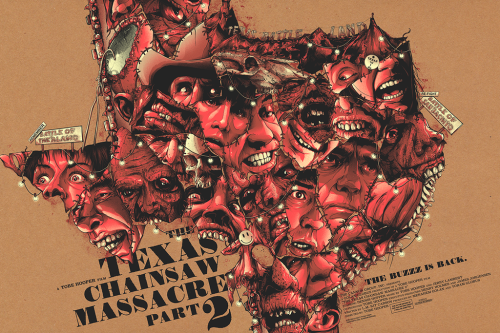 Masacre en Texas 2 (1986), Tobe Hooper. Póster Alternativo de Matty Ryan Tobin