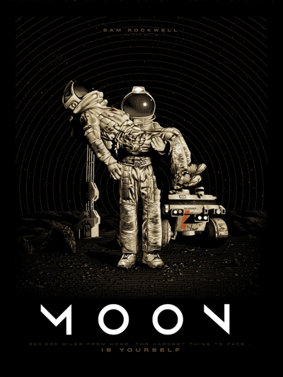 Moon (2009), Duncan Jones. Póster Alternativo de Tracie Ching
