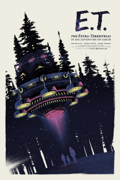 E.T., el extraterrestre (1982), Steven Spielberg. Poster Alternativo de Lyndon Willoughby